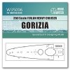 Wood Hunter W35096  ITALAN HEAVY CRUISER GORIZIA 1/350